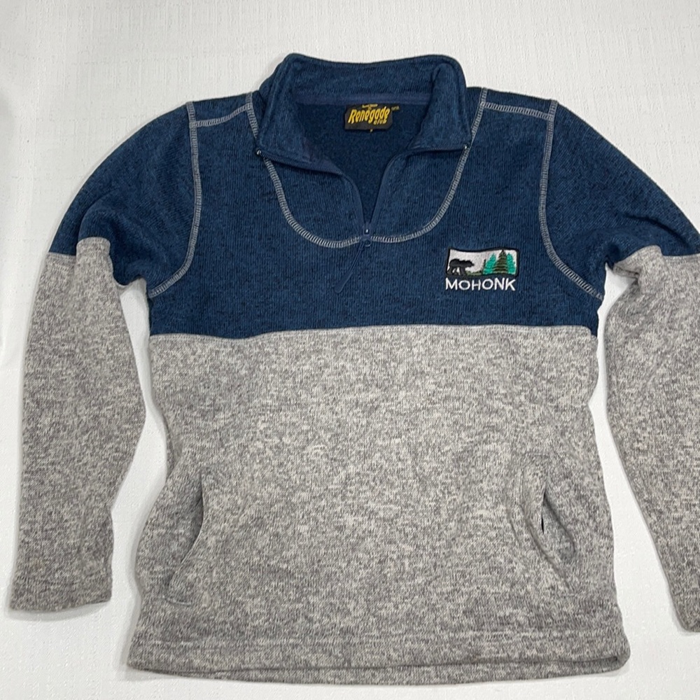 Renegade club Youth Nantucket Fleece Quarter Zip Jacket size 10/12 used once
